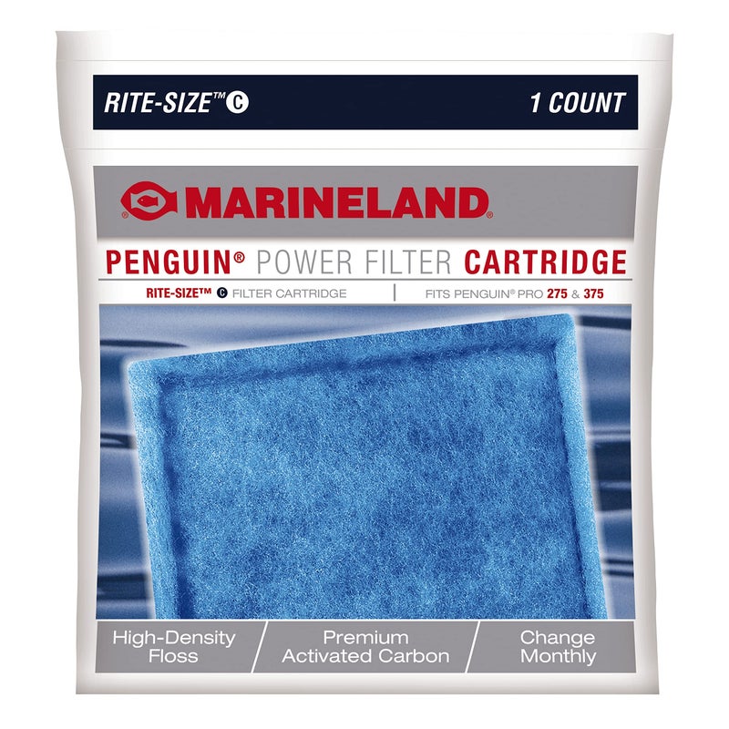 Marineland Penguin Power Filter Cartridges, Rite-Size C, 1-Count - Image 1